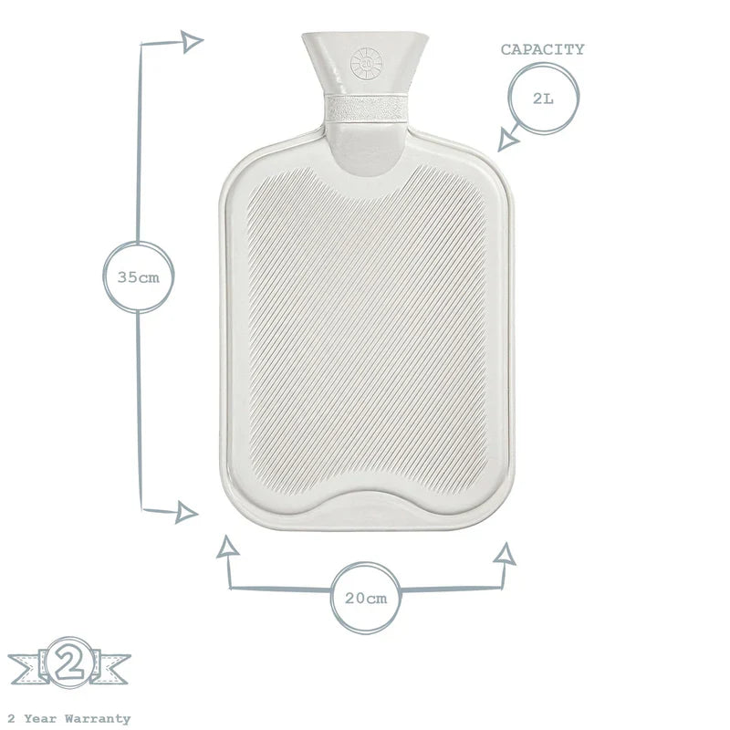 Hot Water Bottle 2L - Cream