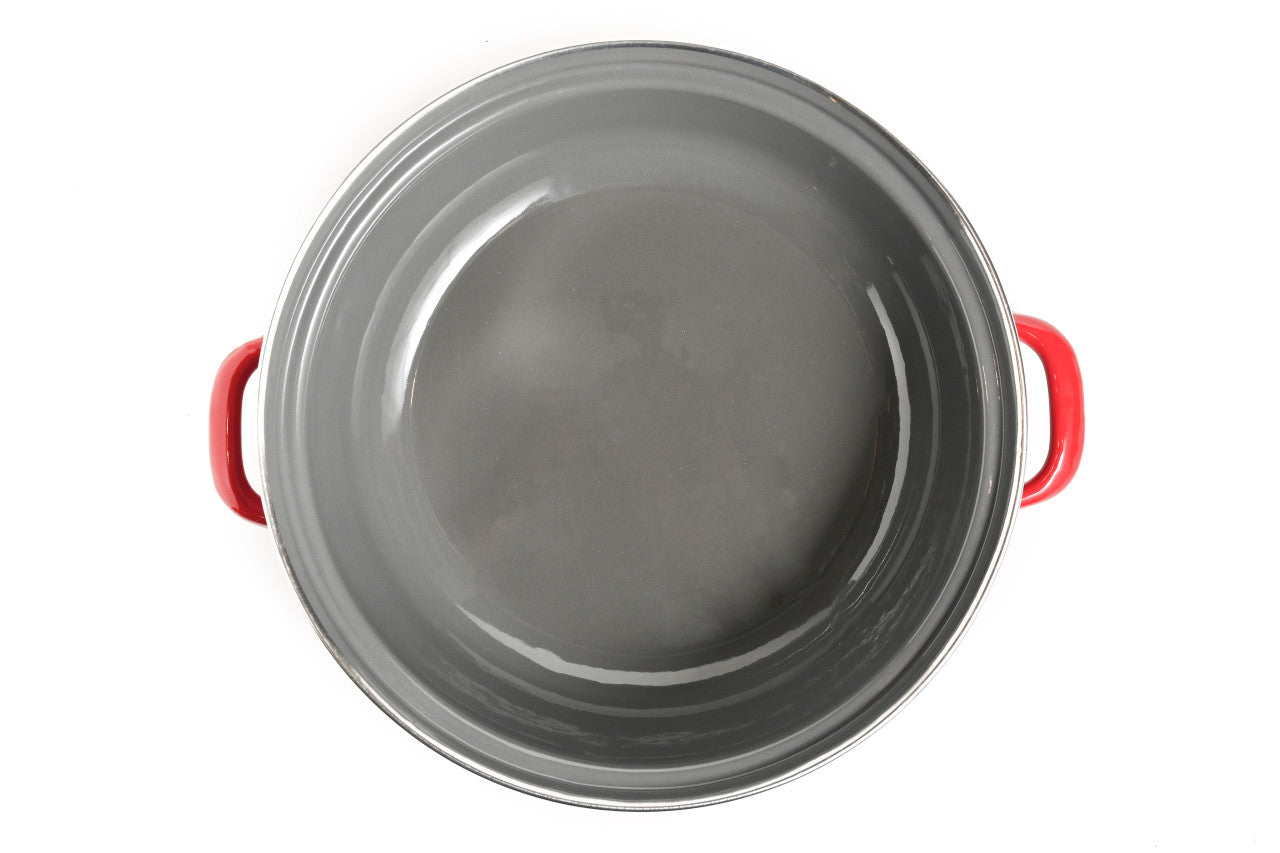 Classica Heavy Gauge Casserole with Lid Red - 26cm