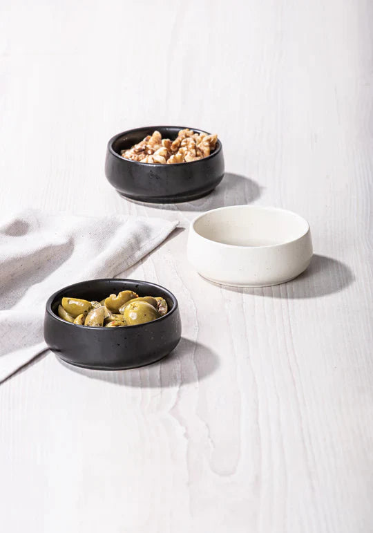 Ladelle Elements Onyx Shallow 3pk Bowl Set