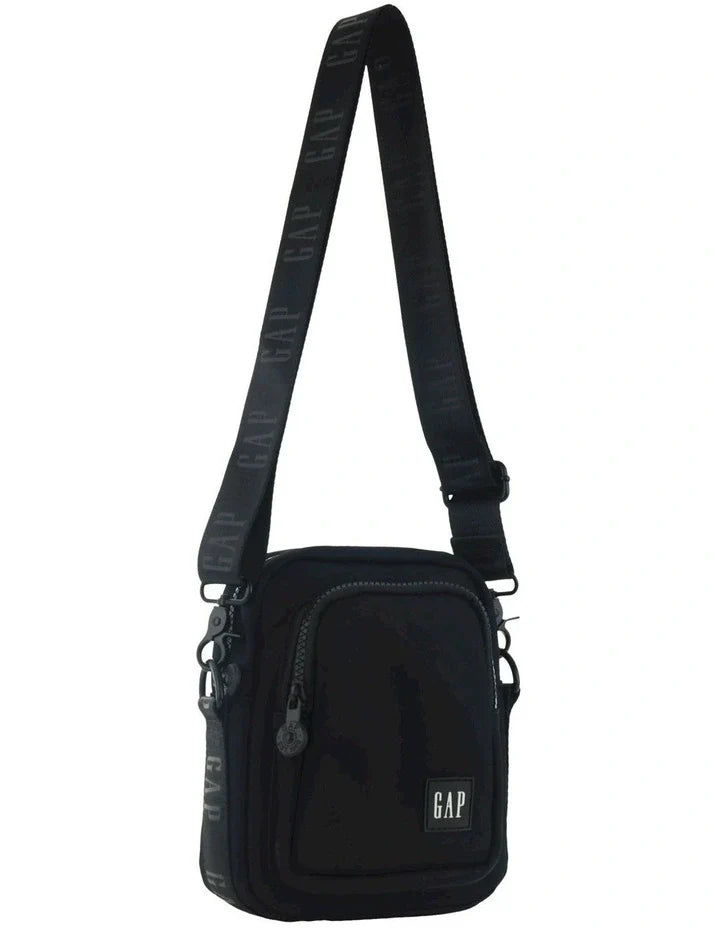 GAP Nylon Square Cross-Body Bag - Black