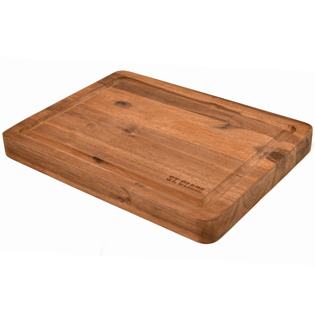 Classica Acacia Reversible Board with Juice Curve - 40x30x3.8cm