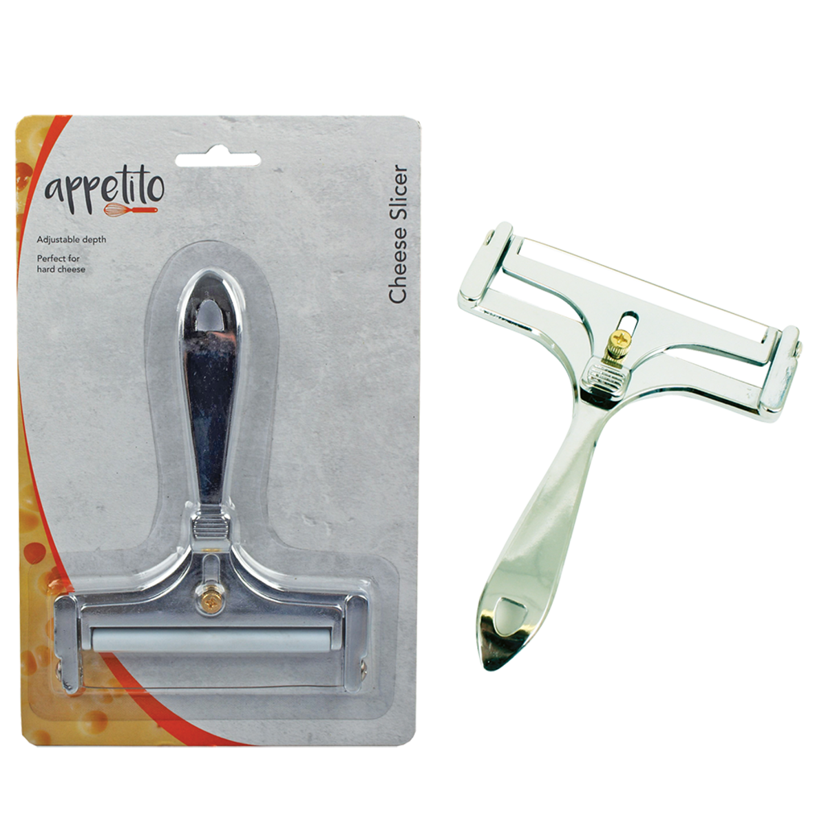 Appetito Adjustable Cheese Slicer