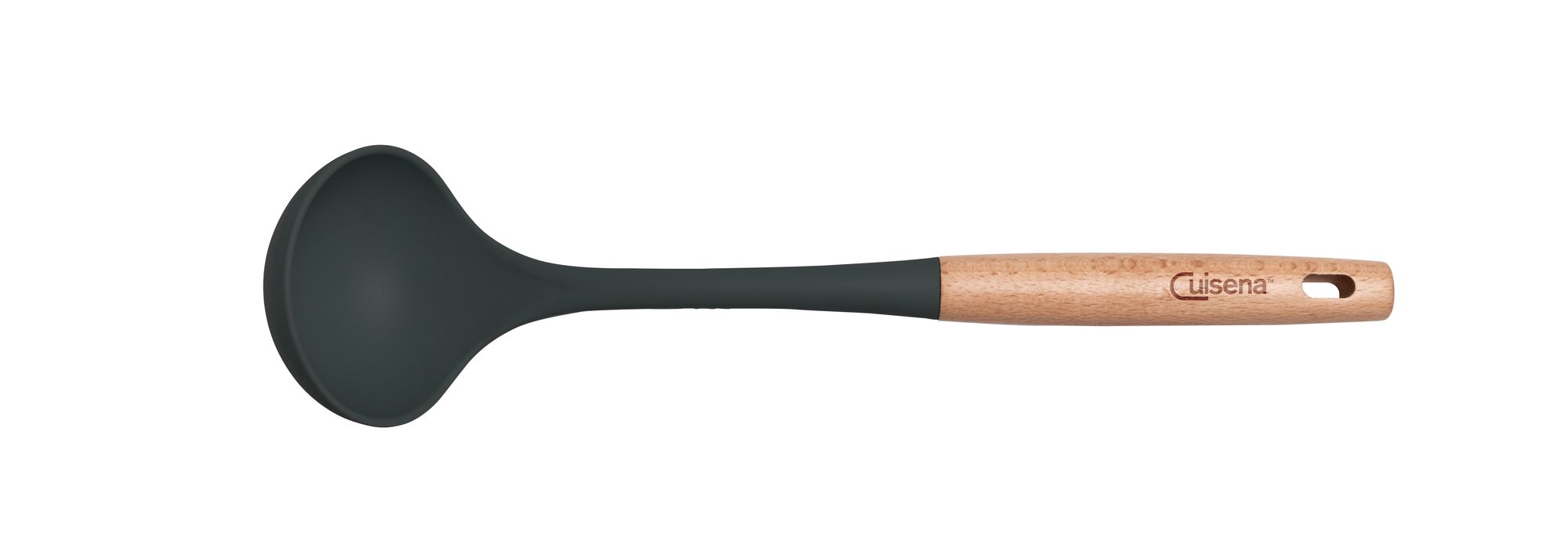 Cuisena Beechwood & Silicone Ladle - 37cm