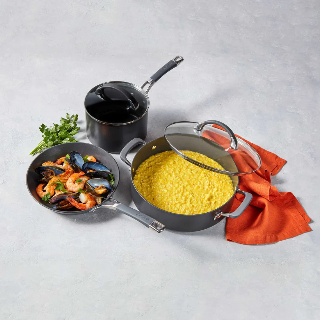 Anolon Endurance Nonstick Cookware - 3 Piece Set