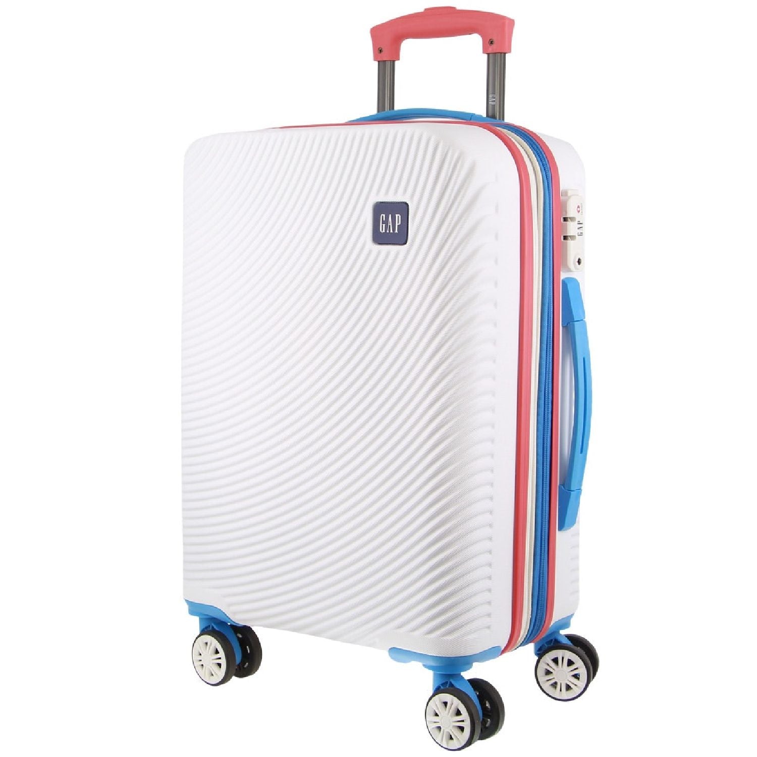 GAP 4 Wheel Hardcase Suitcase - Cabin White - Expandable