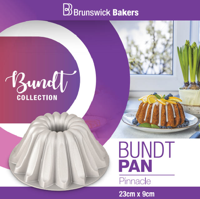 Brunswick Bakers Pinnacle Cast Bundt Pan - 23 x 9cm