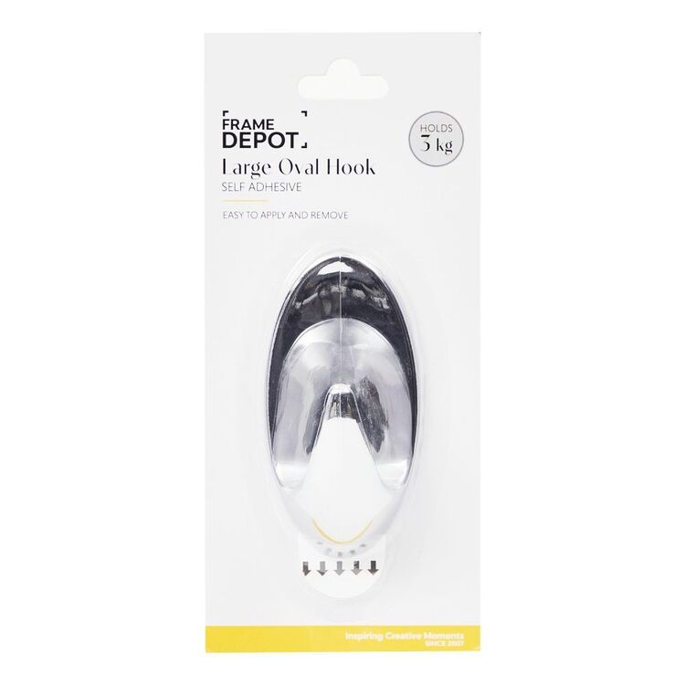 Frame Depot Self Stick Large Oval 3 kg Hook