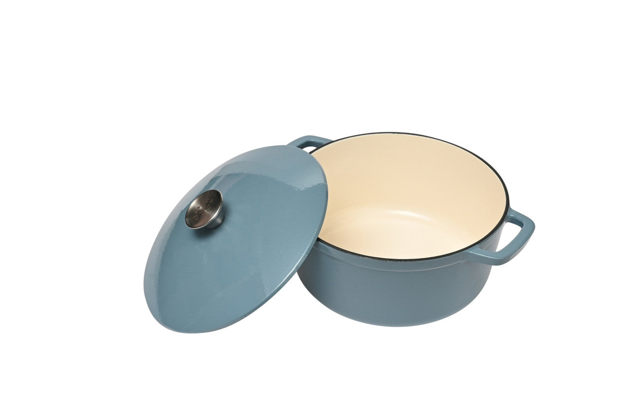 Classica Cast Iron Dutch Oven - 26cm - Sky Blue