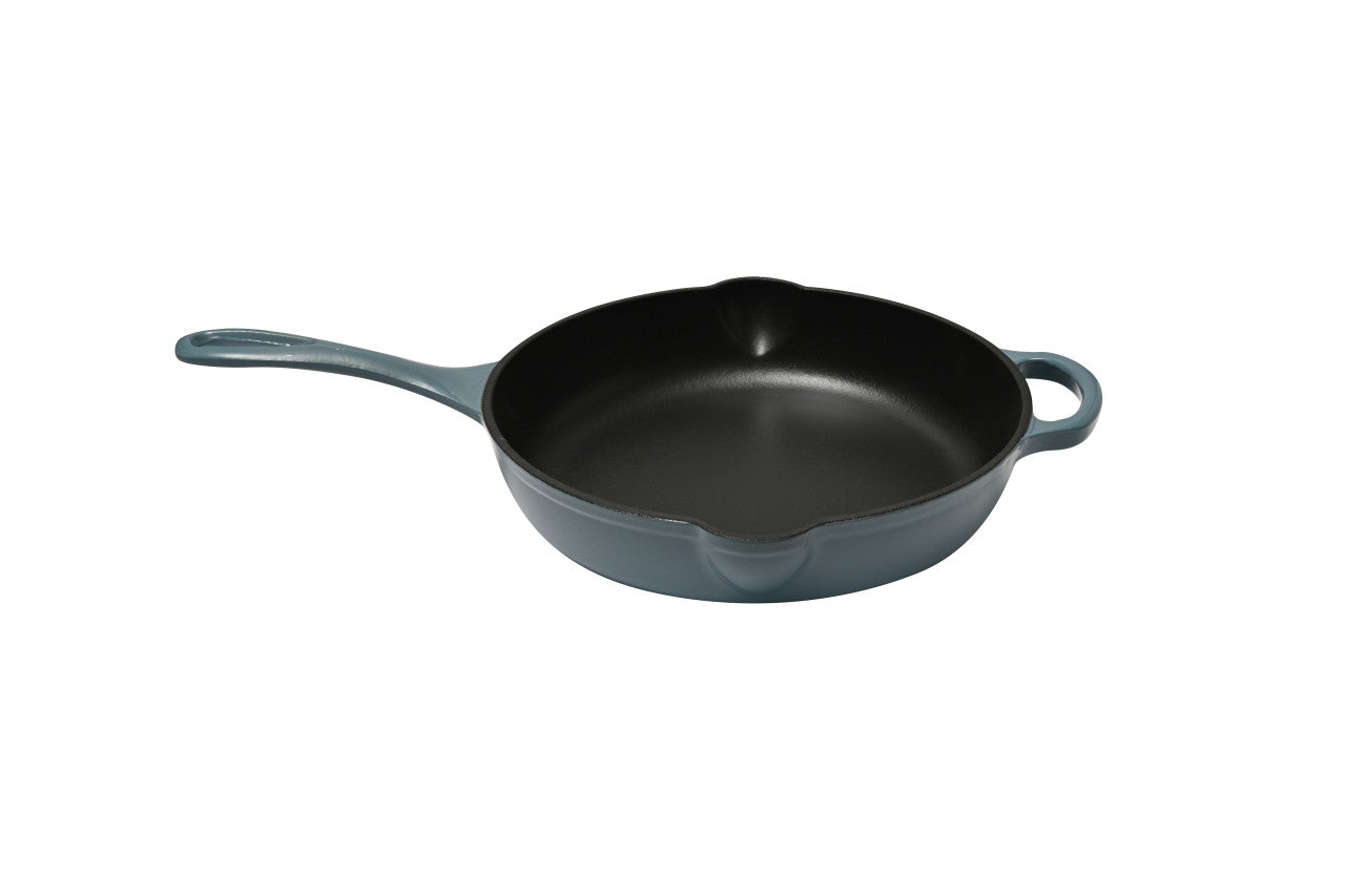 Classica Enamelled Cast iron Skillet Warm Blue - 28x6cm