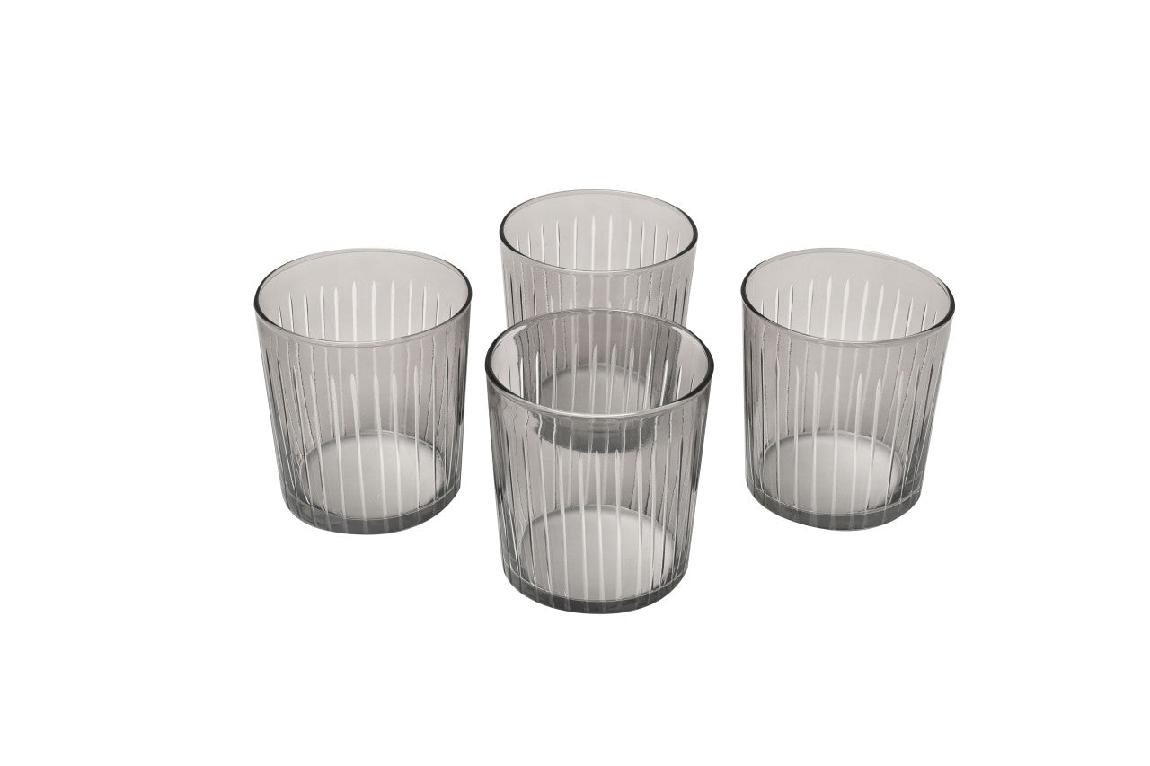 Classica Sicilla Smoke Tumbler Set of 4 - 380ml