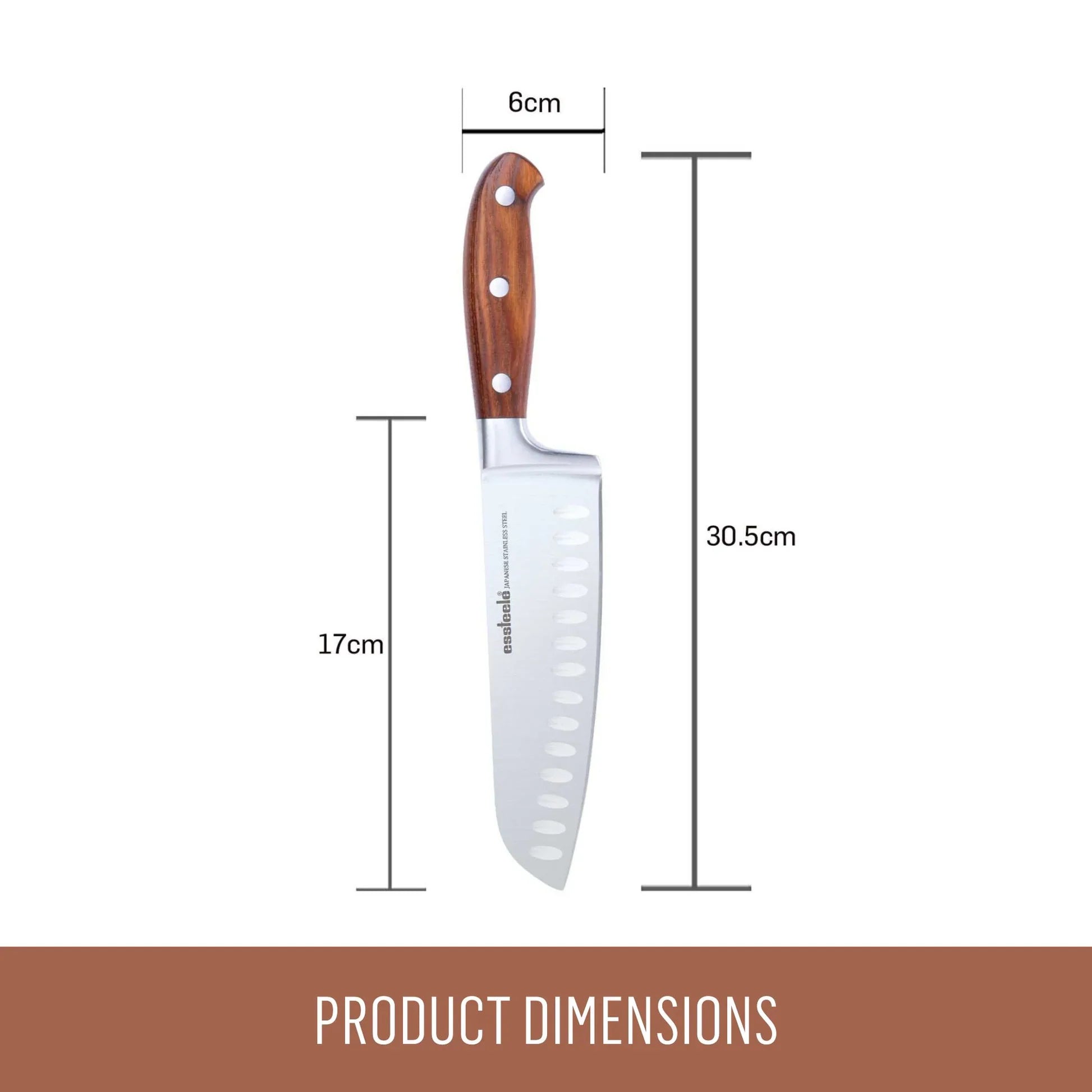 Essteele 17cm Santoku Knife