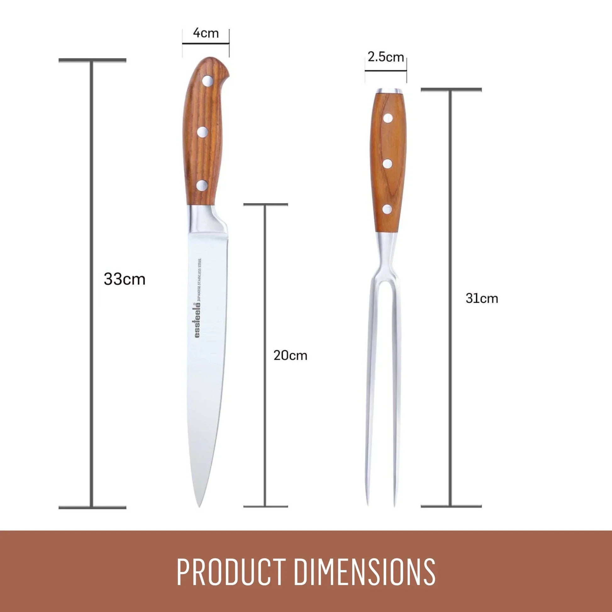 Essteele 2pc Carving Set