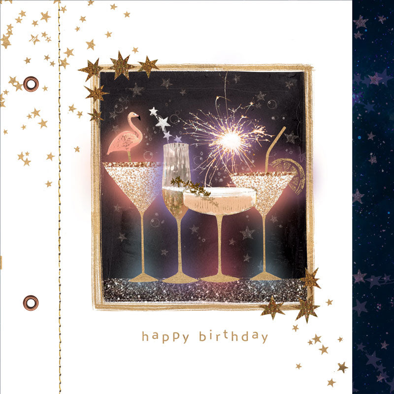 Happy Birthday - Card 15.5x15.5cm