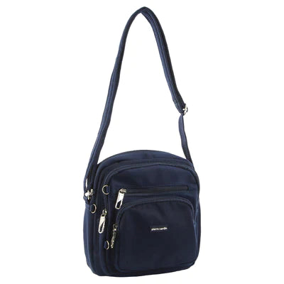 Pierre Cardin Anti - Theft Cross Body Bag Navy - 27x11x20 cm