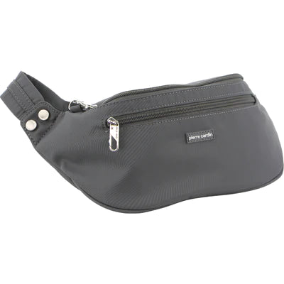 Pierre Cardin Anti - Theft Cross Waist Bag - Grey