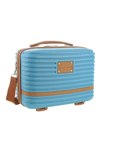 Pierre Cardin Hard Shell Beauty Case - Blue - 27x35x18cm