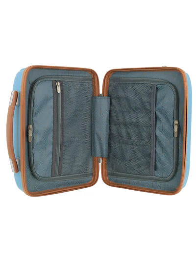 Pierre Cardin Hard Shell Beauty Case - Blue - 27x35x18cm