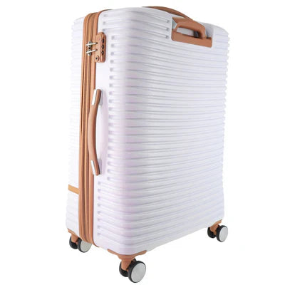 Pierre Cardin Hard Shell Suitcase - Medium - White