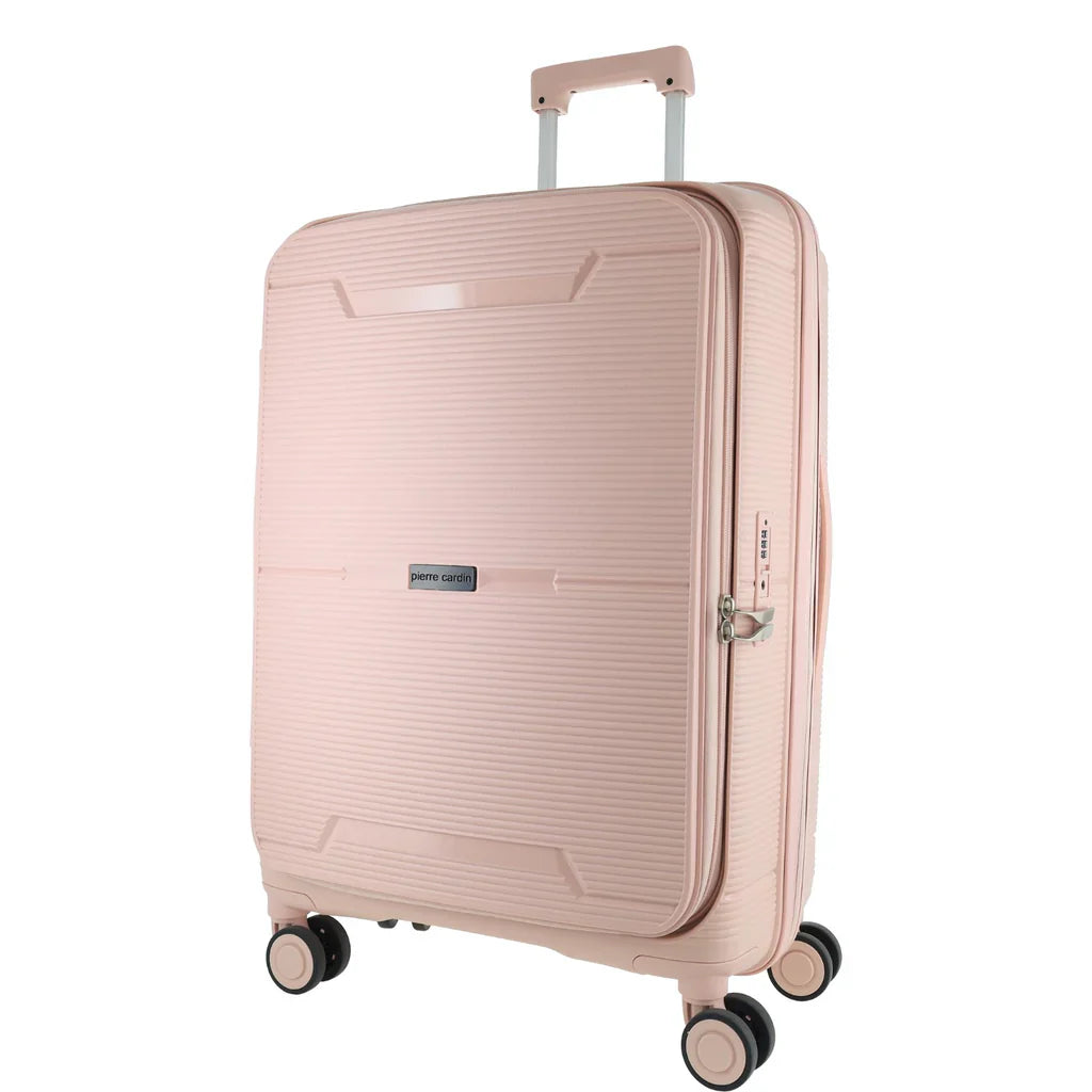 Pierre Cardin Hard Shell Suitcase Large 80cm -Blush