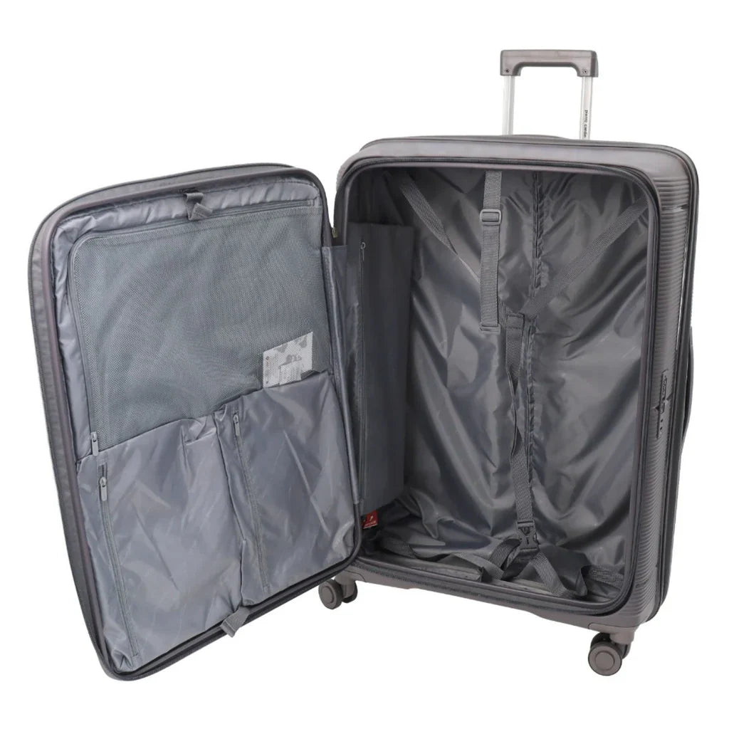 Pierre Cardin Hard Shell Suitcase Large 80cm - Graphite