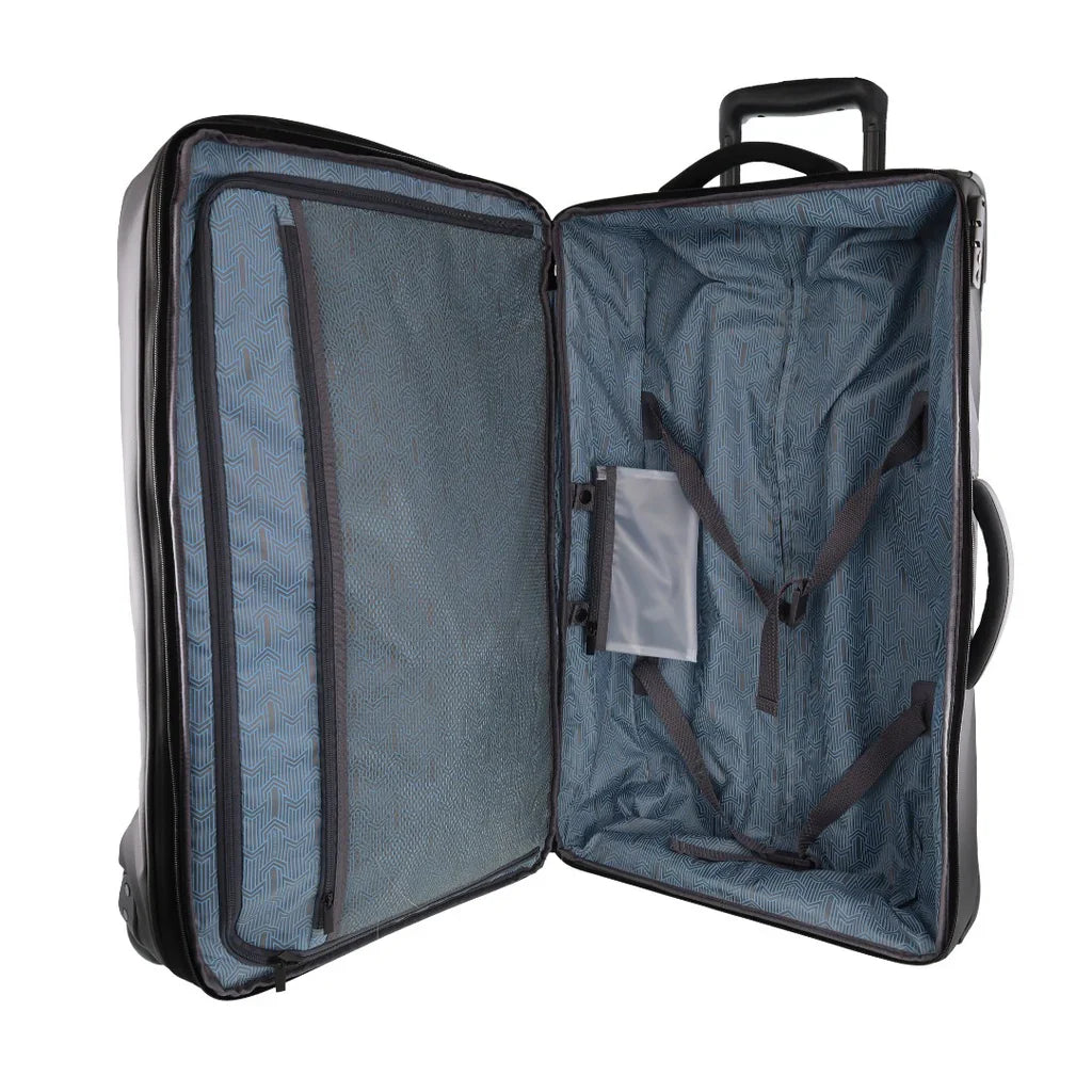 Pierre Cardin Soft Shell Trolley Bag Large 72cm - Black