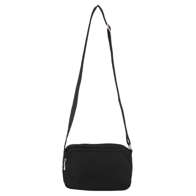 Pierre Cardin Anti - Theft Cross Body Bag Black - 23x9x26cm