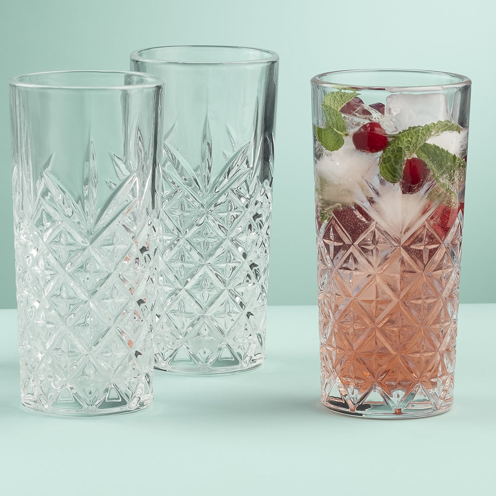 Porto Darcy Hi-Ball Glasses - Set of 6 - 290ml