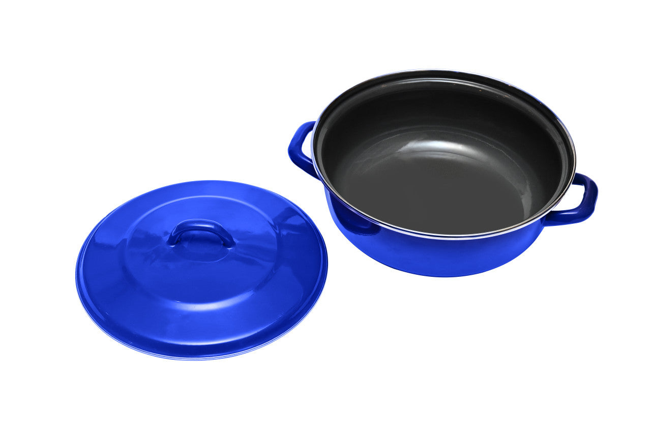 Classica Heavy Gauge Casserole with Lid Royal Blue - 22cm