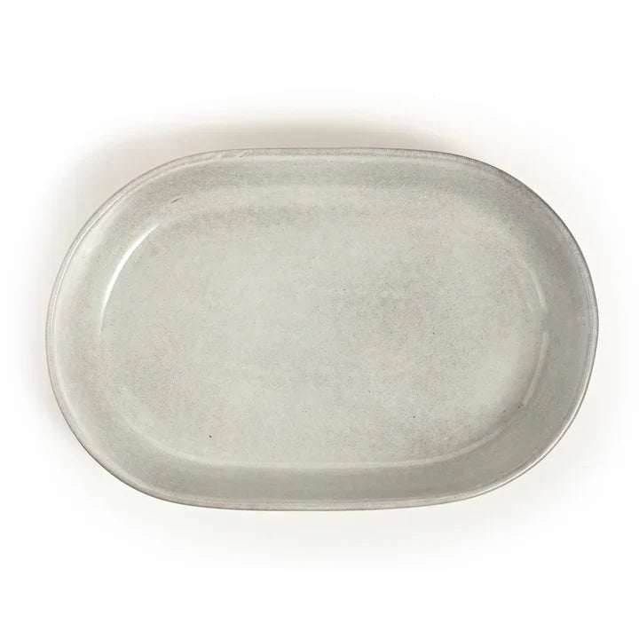 Classica Lunde Oval Baker Reactive Grey - 36x26x7cm