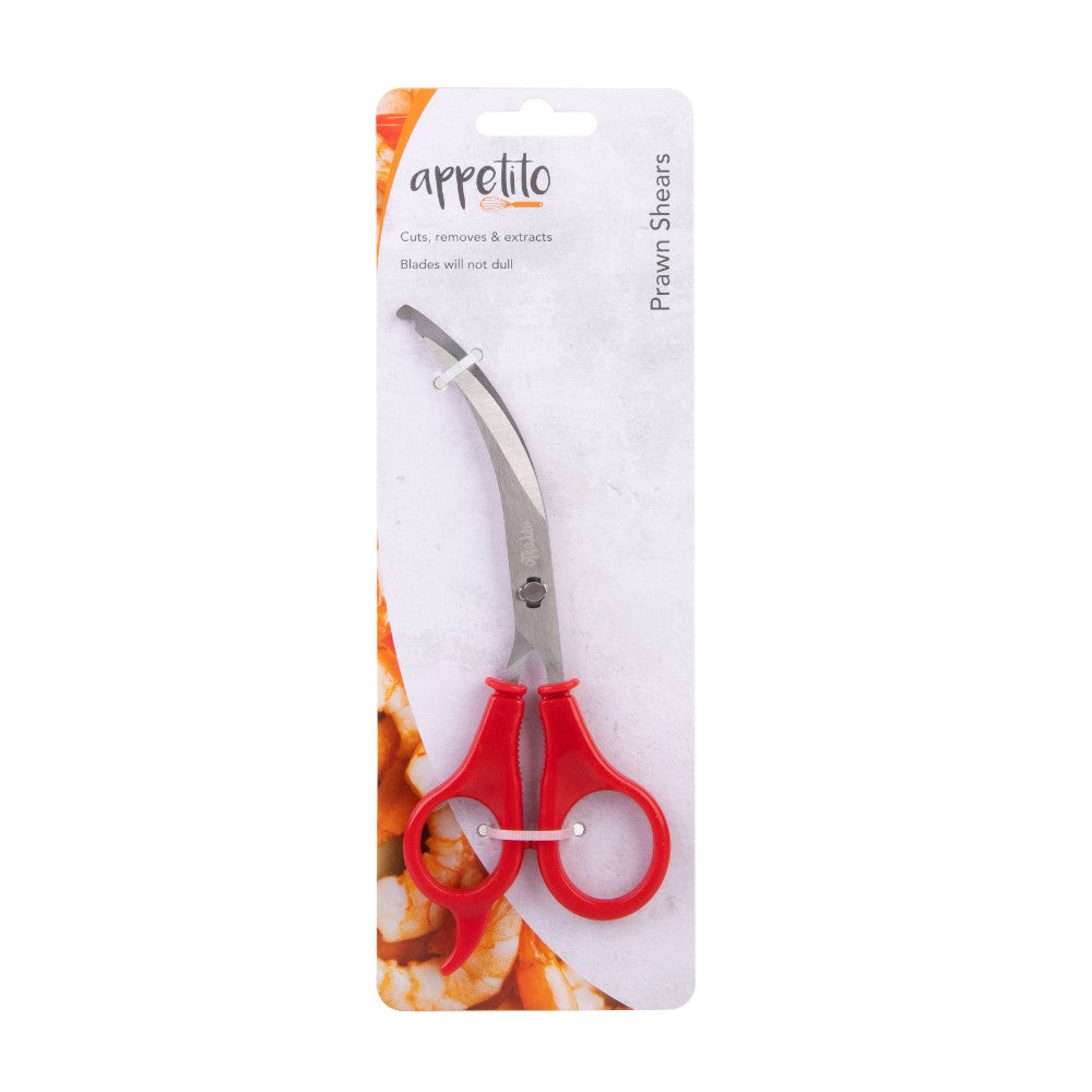 Appetito Prawn Shears - Red