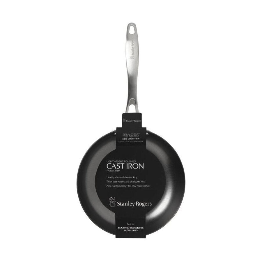 Stanley Rogers Lightweight Cast Iron Frypan - 24cm