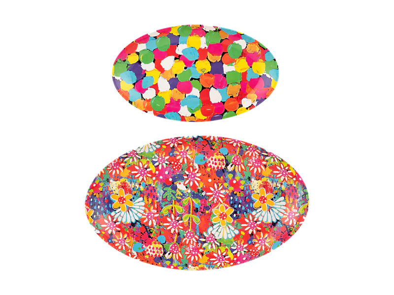 Maxwell & Williams Donna Sharam Byron Melamine Oval Platters - Set of 2 - Gift Boxed