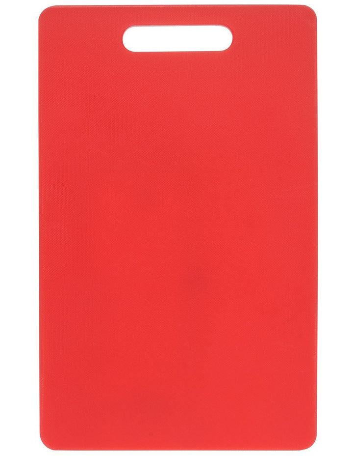 Chef Inox Colour Coded Cutting Board With Handle - Red – 30x45x1.2 cm