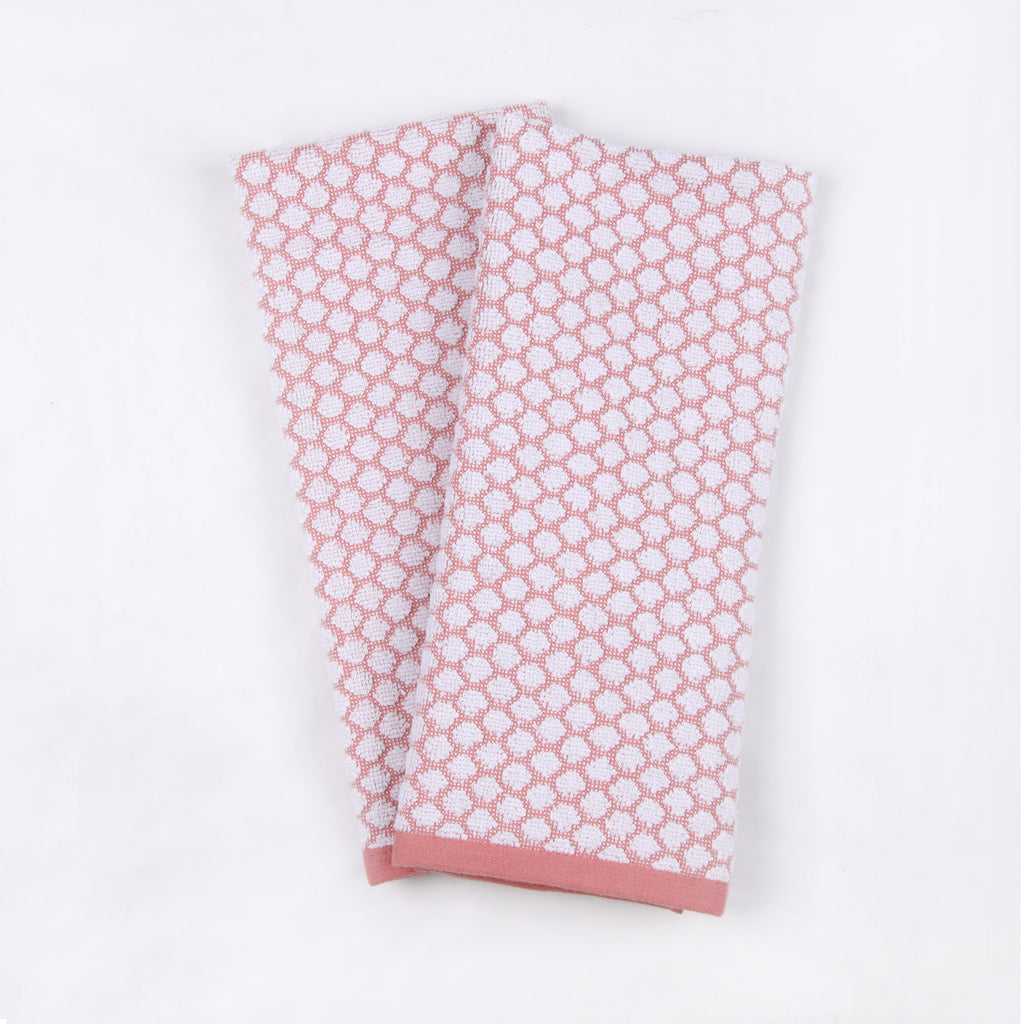 Pure Zone Bamboo Salmon Cotton Towel - 45x65cm