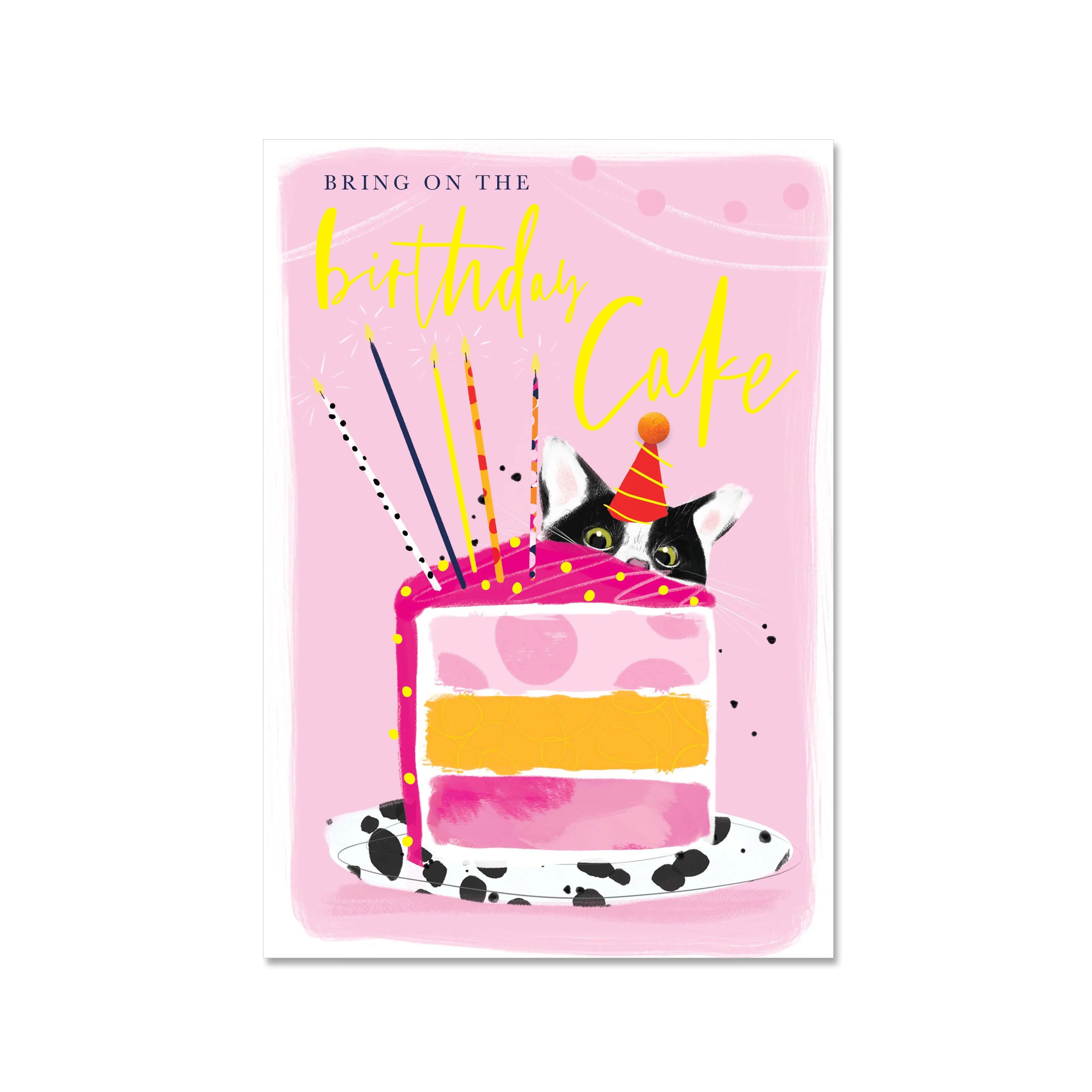 Bring On The Birthday Cake - Card 12x18cm