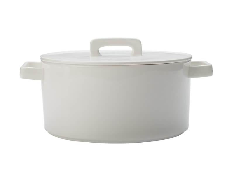 Maxwell & Williams Epicurious Round Casserole 2.6L - White