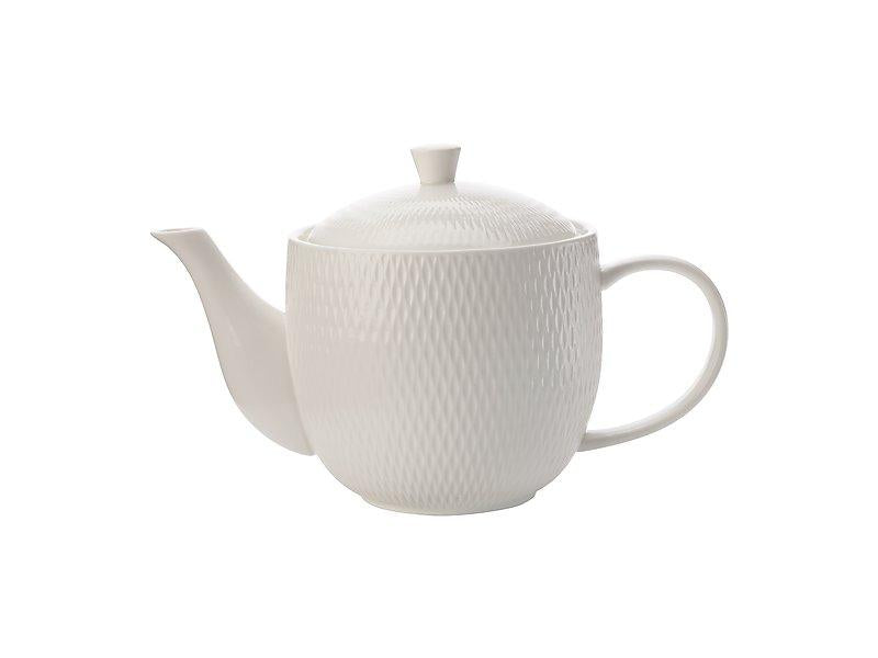 Maxwell & Williams White Basics Diamonds Teapot 800ML