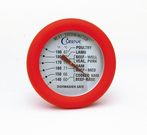 Cuisena Meat Thermometer - Silicone - Red