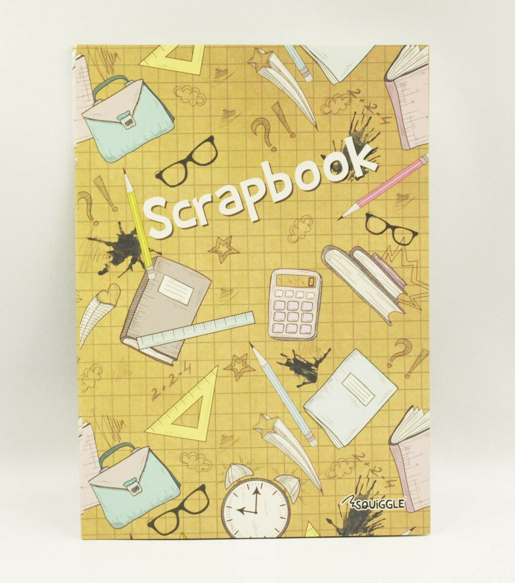 Kid's Scrap Book A4 - 56 Pages - School Design