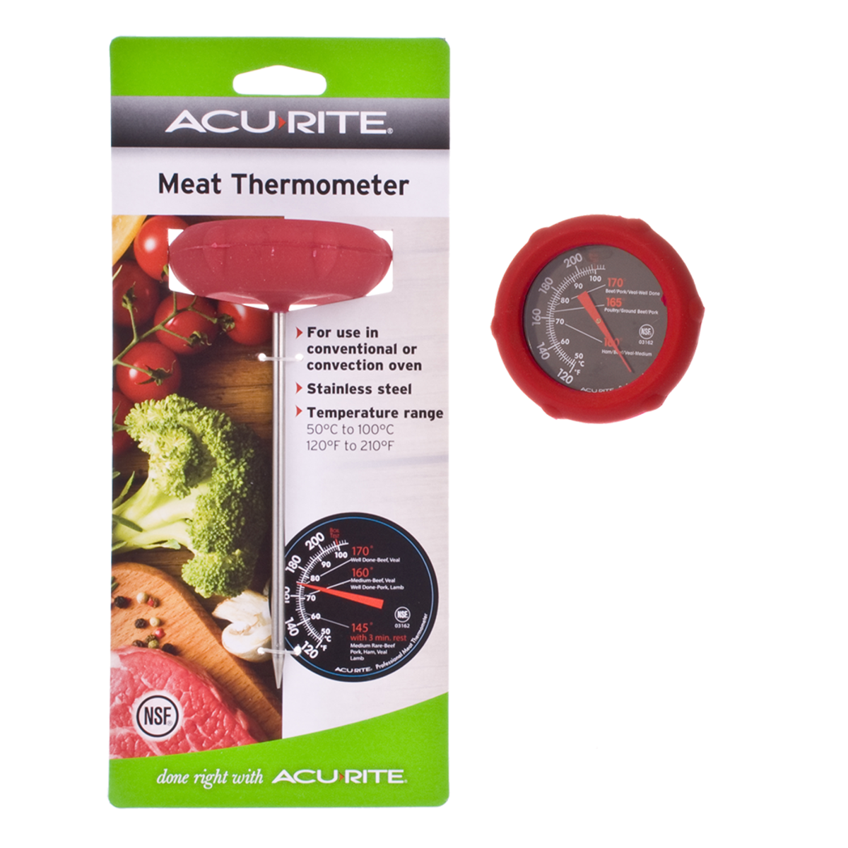 Acurite Silicone Dial Meat Thermometer