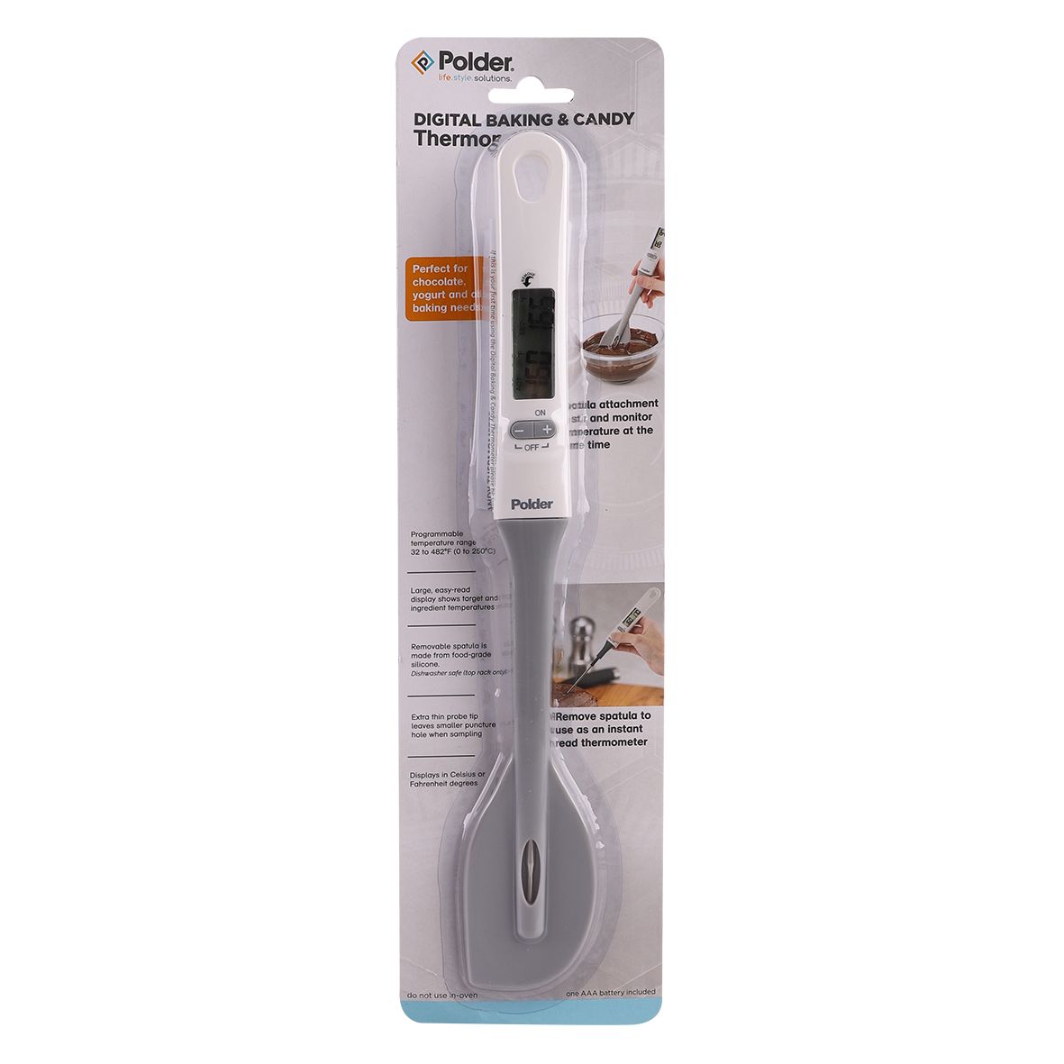 Polder Digital Baking & Candy Thermometer