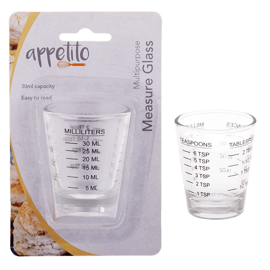 Appetito Multipurpose Measuring Glass 30ml