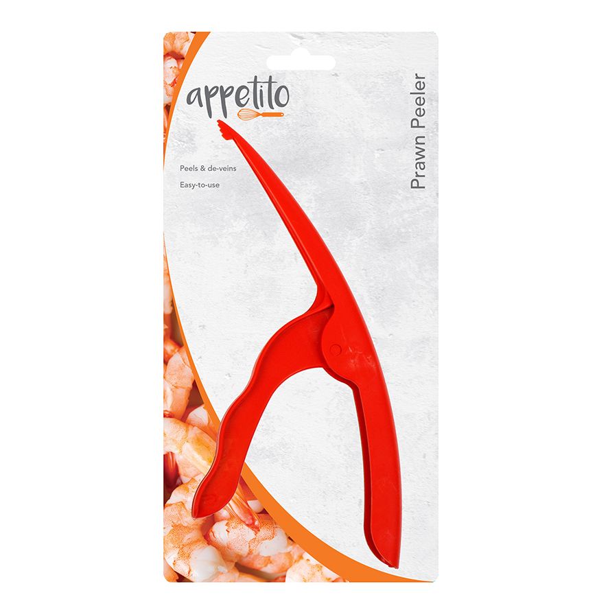 Appetito Prawn Peeler - Red