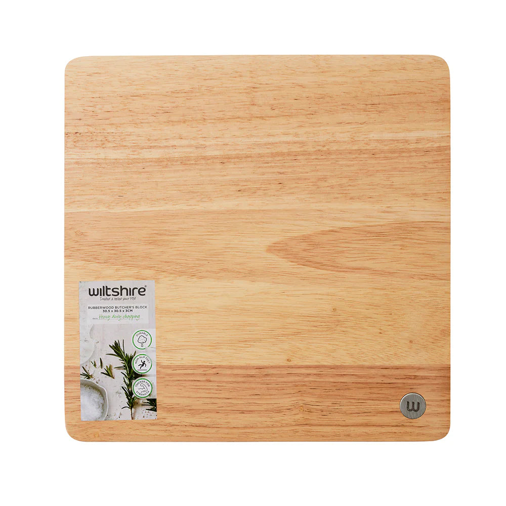 Wiltshire Gourmet Butcher's Block - Medium - 30.5x30.5x3.2cm