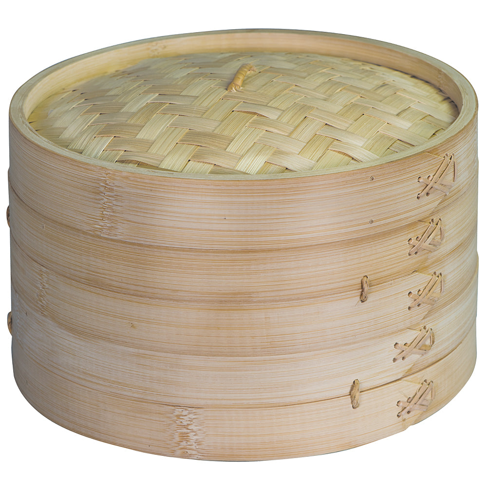 Bamboo 3pc Steamer Basket Set - 20cm