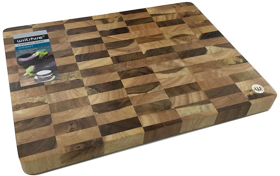 Wiltshire End Grain Chequered Chopping Board 40x30x3cm