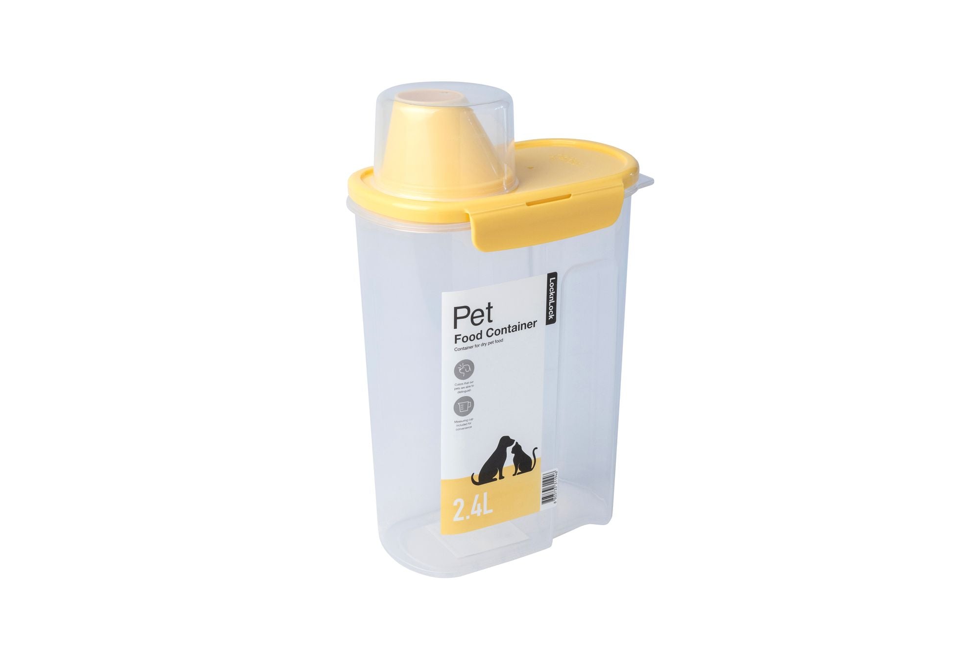 Lock & Lock Pet Food Storage With Easy Pour 2.4Lt