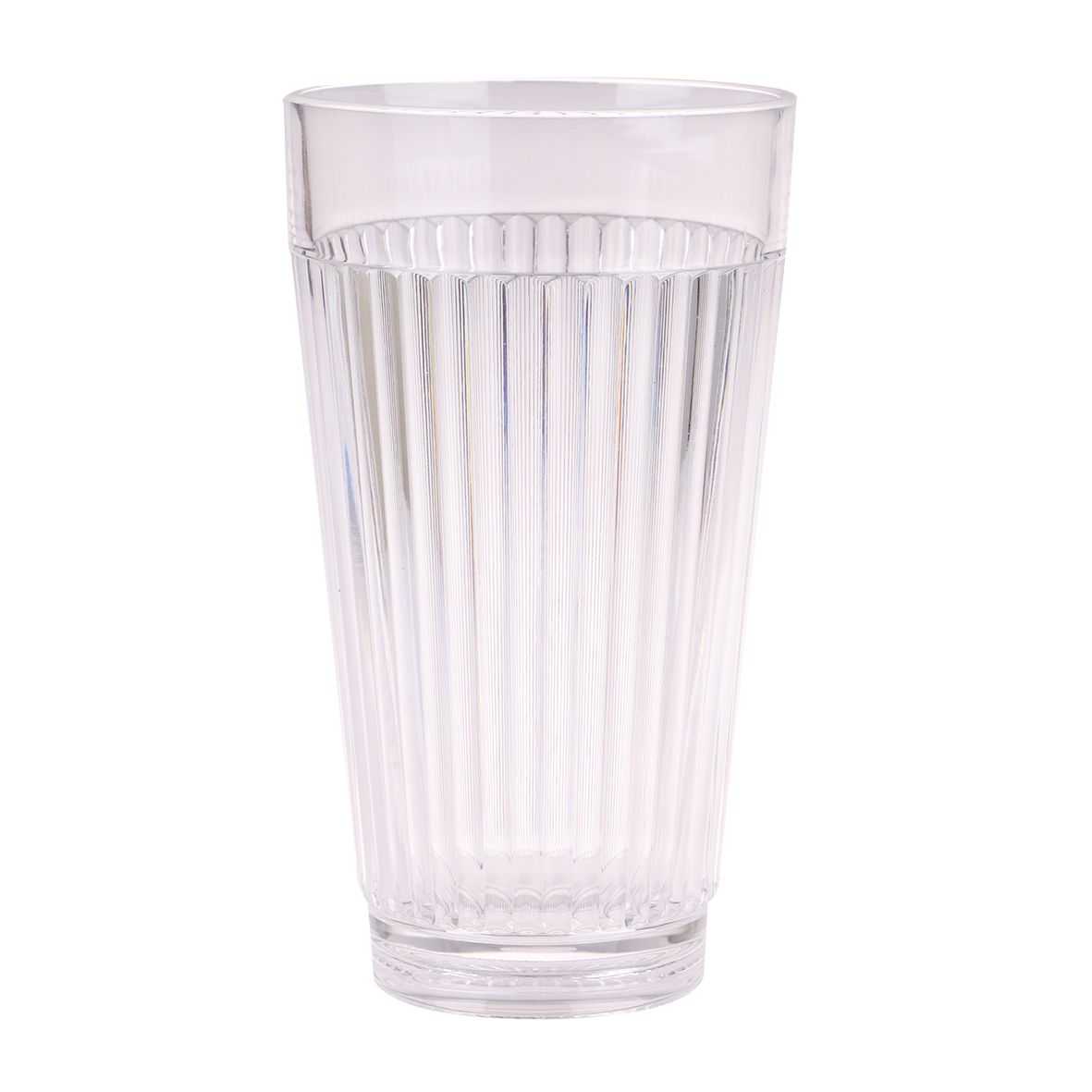 Pizzazz Ripple Acrylic High Ball Tumbler 450ml - Clear