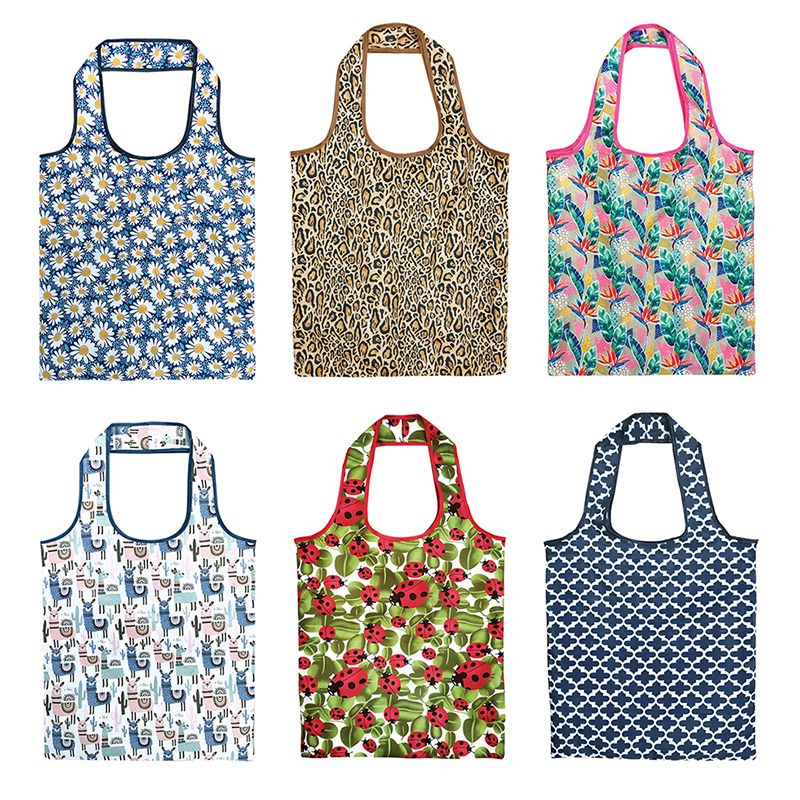 Sachi Eco Reusable Shopping Bag - 6 Assorted Designs