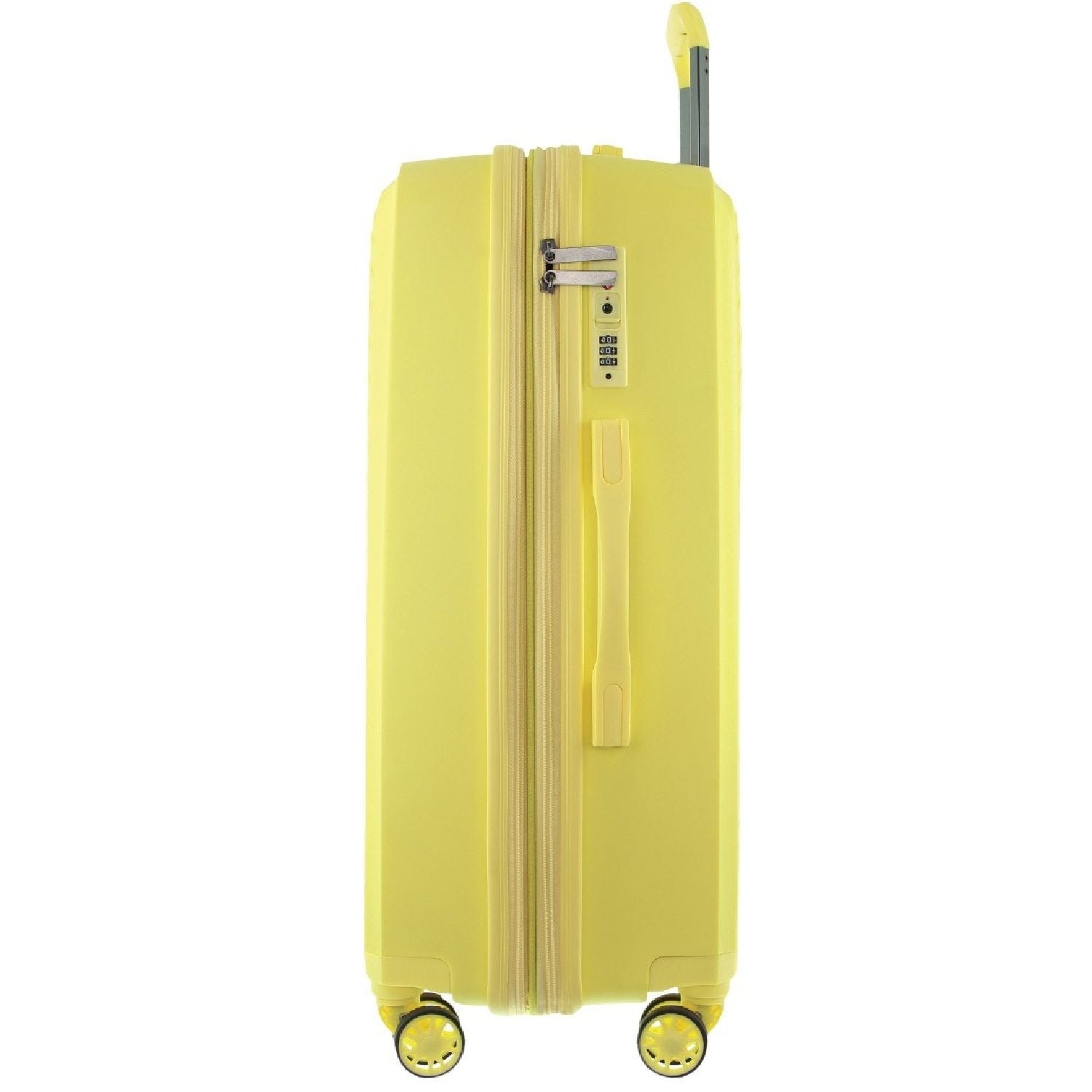 Pierre Cardin Hard Shell 4 Wheel Suitcase - Cabin - Yellow